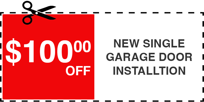 100 off garage door repair Yorktown